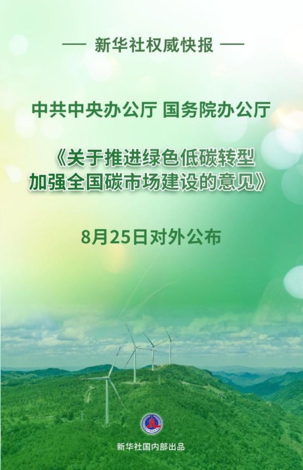 牛盘宝 事关全国碳市场建设，中办、国办重磅文件对外公布